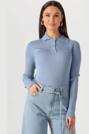 Envii Damen Tops & T-Shirts Enluna Ls Knit 7231 - - Größe XL