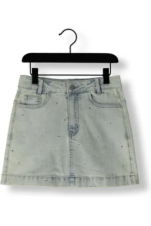 Indian Blue Jeans Mädchen Röcke Denim Skirt Studs - - Größe 128