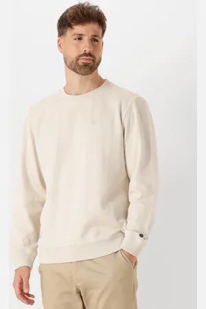 Cast Iron Herren Pullover & Cardigans Long Sleeve R-neck Regular Fit Twill - - Größe XL