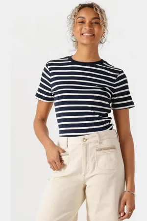Tommy Hilfiger Damen Tops & T-Shirts Slim Cody C-nk Ss - - Größe XL