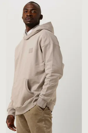 Colourful rebel Herren Pullover & Cardigans Uni Patch Dropped Shoulder Hoodie - - Größe XL