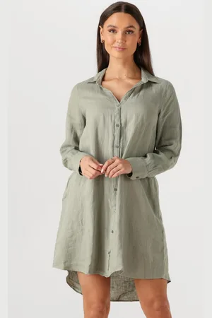 Mos Mosh Damen Kleider Mmrielle Linen Dress - - Größe XL