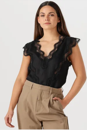 Copenhagen Muse Damen Tops & T-Shirts Natuli Top - - Größe XS