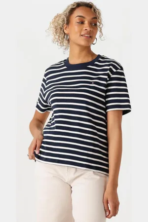 Tommy Hilfiger Damen Tops & T-Shirts Slim Henley Gb Scoop-nk Ls 1 - - Größe XL