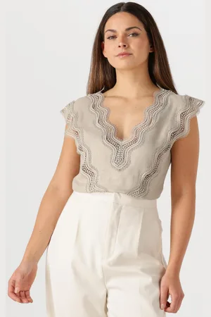 Copenhagen Muse Damen Tops & T-Shirts Natuli Top - - Größe XL