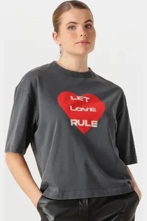 Catwalk Junkie Damen Tops & T-Shirts Graphic Tshirt - - Größe 34