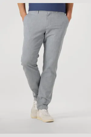 SELECTED Herren Hosen Slh175-slim Miles Structure Dyed Pant - - Größe 29/32