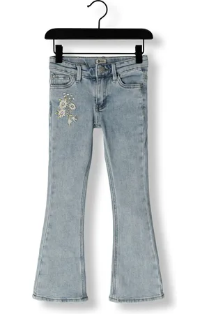 Daily7 Mädchen Jeans 2400 Flared Fit Embroderie - - Größe 104