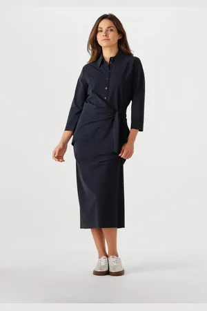 penn ink Damen Kleider Dress Navy - - Größe 34
