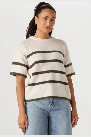 SELECTED Damen Tops & T-Shirts Slfmaline-liliana 2/4 Knit O-neck - - Größe XL