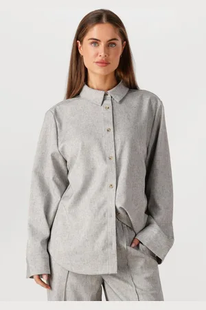 Modstrom Damen Blusen Kalemmd Overshirt - - Größe XL