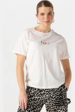 Catwalk Junkie Damen Tops & T-Shirts Graphic Tshirt - - Größe 34
