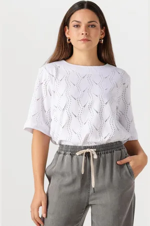 Object Damen Tops & T-Shirts Objava 2/4 Lo O-neck Top - - Größe XL