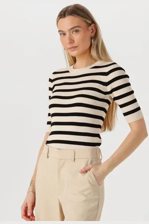 SELECTED Damen Tops & T-Shirts Slfmali 2/4 Knit O-neck - - Größe XL