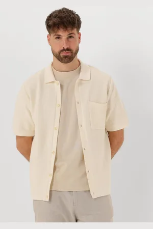 Anerkjendt Herren Polos & T-Shirts Aksvend S/s Knit Shirt - - Größe XL