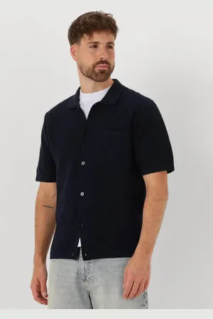 Anerkjendt Herren Polos & T-Shirts Aksvend S/s Knit Shirt - - Größe XL