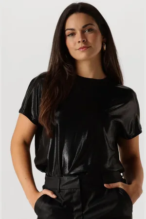 Mos Mosh Damen Tops & T-Shirts Nivola O-neck Metallic Tee - - Größe XL