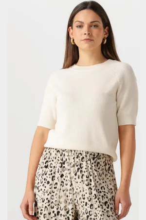 SELECTED Damen Tops & T-Shirts Slfelinna New Ss Knit Top - - Größe XL