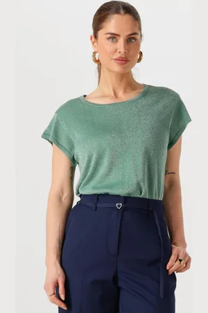 Minus Damen Tops & T-Shirts Carlina Knit Tee - - Größe XL