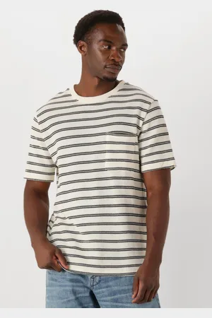 Anerkjendt Herren Polos & T-Shirts Akkiki Jacq Stripe Tee - - Größe XL