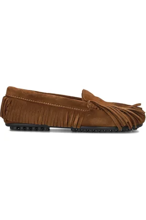 Toral Damen Mokassins Otoe Fringes - - Größe 37