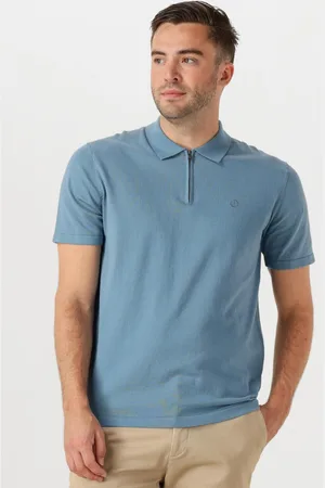 Dstrezzed Herren Polos & T-Shirts Dorian Zip Polo - - Größe XL
