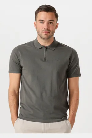 Dstrezzed Herren Polos & T-Shirts Dorian Zip Polo - - Größe XL