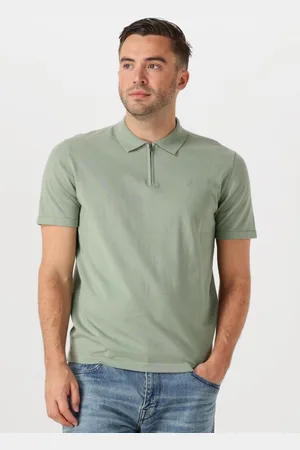 Dstrezzed Herren Polos & T-Shirts Dorian Zip Polo - - Größe XL