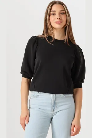 SELECTED Damen Tops & T-Shirts Slftenny 3/4 Sweat Top - - Größe XL