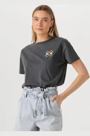 Catwalk Junkie Damen Tops & T-Shirts Graphic Tshirt - - Größe 34