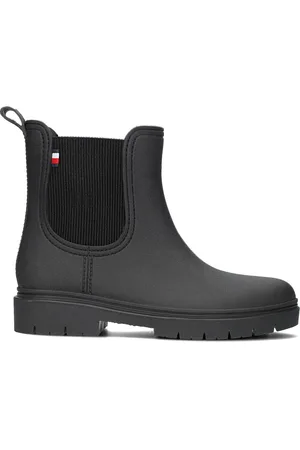 Tommy Hilfiger Damen Stiefel Matt Ankle Rainboot - - Größe 37