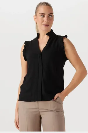 SELECTED Damen Tops & T-Shirts Slfviva Sl Ruffle Top - - Größe 34