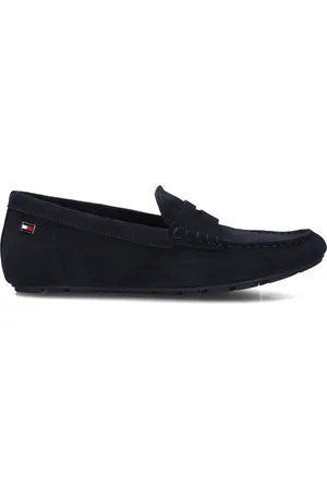 Tommy Hilfiger Damen Loafer Flag Soft Suede Drive - - Größe 36