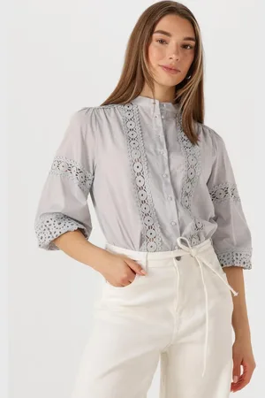 Lollys Laundry Damen Blusen Junell Shirt Ls - - Größe XL