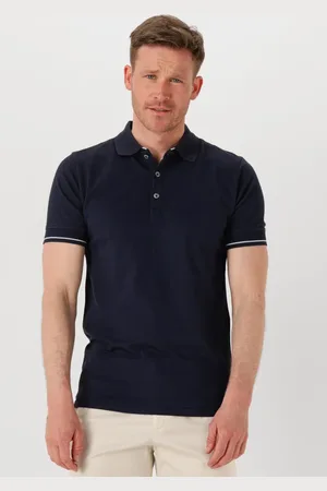Genti Herren Polos & T-Shirts Polo 3 Button Ss J2001-1212 - - Größe XL