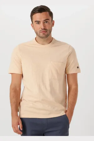 Cast Iron Herren Polos & T-Shirts Short Sleeve R-neck Regular Fit Cotton Slub - - Größe XL