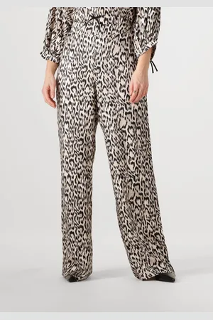 Jansen Amsterdam Damen Hosen Romana Broek Wa 429 Wide Long - - Größe 34