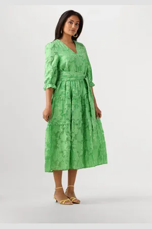 SELECTED Damen Kleider Slfsadie 3/4 Midi Dress - - Größe 34