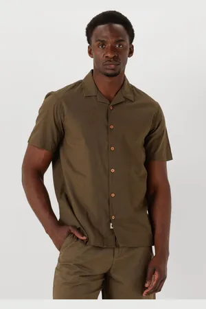 Anerkjendt Herren Hemden Akleo Sss Cot/linen Shirt - - Größe XL