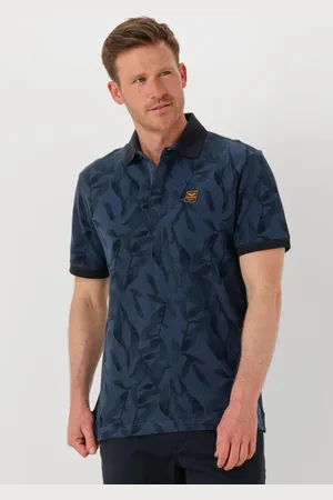 PME Legend™ Herren Polos & T-Shirts Two Tone Pique Printed - - Größe XL