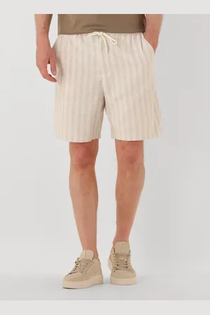 Shiwi Herren Hosen Men Lewis Linen Shorts Yam Dye Stripes - - Größe XL