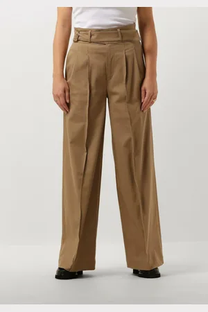 Vanilia Damen Hosen Twill Wide Leg Pleats - - Größe 36