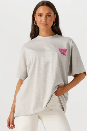 Catwalk Junkie Damen Tops & T-Shirts Oversized Graphic Tshirt - - Größe 34