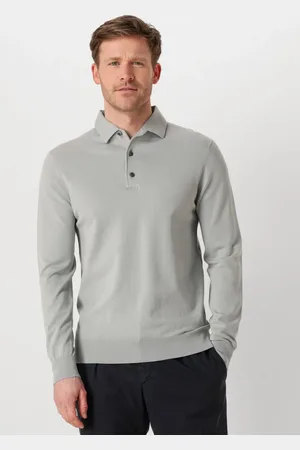 Profuomo Herren Pullover & Cardigans Polo Onepiece Luxury Basic - - Größe XL