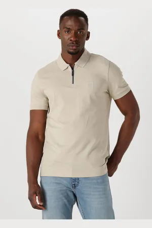 HUGO BOSS Herren Polos & T-Shirts Passerzip - - Größe XL