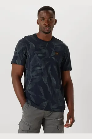 PME Legend™ Herren Polos & T-Shirts Slub Jersey Aop - - Größe XL