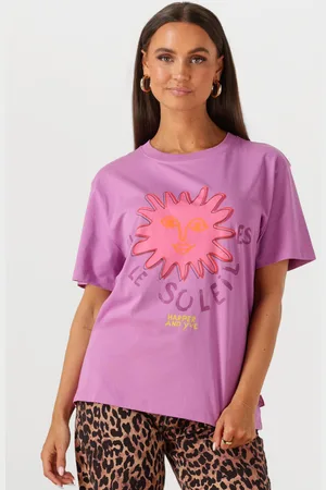 Harper & Yve Damen Tops & T-Shirts Lesoleil-ss - - Größe XL
