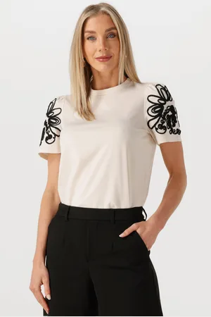 Object Damen Tops & T-Shirts Objcaroline Joana Ss Top E Div - - Größe XL