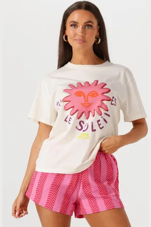 Harper & Yve Damen Tops & T-Shirts Lesoleil-ss - - Größe XL