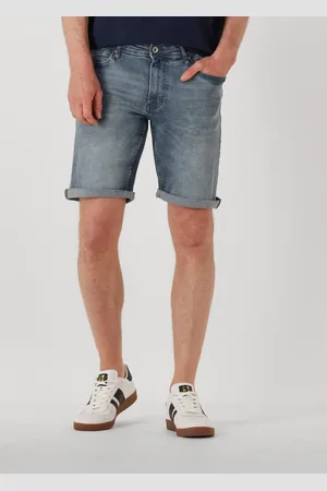 Pure Path Herren Jeans The Miles Slim Fit Denim Shorts - - Größe 28